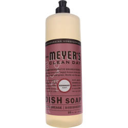 Mrs. Meyer's Clean Day 16 Oz. Rosemary Scent Liquid Dish Soap 17451