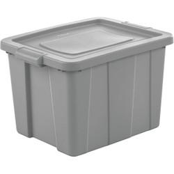 Sterilite Tuff1 18 Gal. Cement Tote with Handles 16786A06