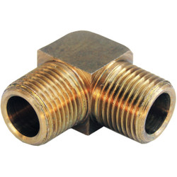 Lasco 3/8 In. MPT x 3/8 In. MPT 90 Deg. Brass Elbow (1/4 Bend) 17-8831