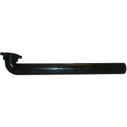 Lasco 1-1/2 In. OD x 15 In. Slip Joint Black Plastic Waste Arm 03-4247