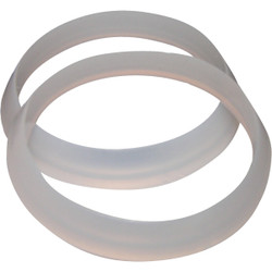 Lasco 1-1/4 In. White Plastic/Poly Slip Joint Washer (2-Pack) 02-2281