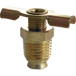 Lasco 1/4 In. MPT Brass 200 psi External Seat Drain Cock 17-2211