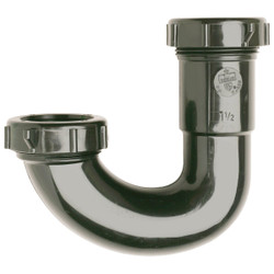 Do it Best 1-1/2 In. Black Plastic J-Bend DIB66-1B