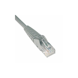 Tripp Lite CAT6 Gigabit Snagless Molded Patch Cable, 1 ft, Gray N201-001-GY