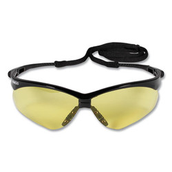 KleenGuard™ Nemesis Safety Glasses, Black Frame, Amber Lens 25659