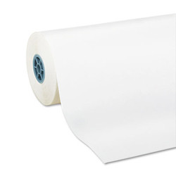 Pacon® Kraft Paper Roll, 40 lb Wrapping Weight, 24" x 1,000 ft, White P5624