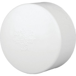 Charlotte Pipe 6 In. Schedule 40 DWV Hub Cap PVC Cap PVC 00116  1400HA