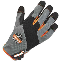 ergodyne® Proflex 710 Heavy-Duty Utility Gloves, Gray, Large, 1 Pair 17044