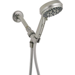 Home Impressions 6-Spray 1.8 GPM Handheld Shower Head, Brushed Nickel 715211BNP