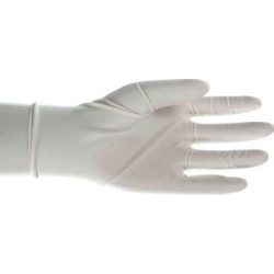 General Grade 3 Mil, Disposable Latex Gloves - 9.5" - Powdered, 100/bx