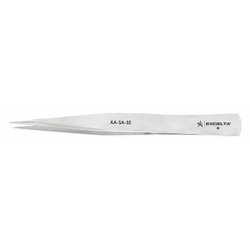 Excelta Tweezers,SS,Straight,5"L AA-SA-SE