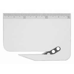 Pacific Handy Cutter Letter Opener,Plastic,3 in.,White 07565RL