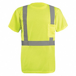 Occunomix T-Shirt,Mens,XL,Yellow LUX-SSETP2B-YXL