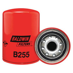 Baldwin Filters Spin-On,1" Thread ,5-15/32" L B255