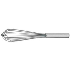 Crestware Whip,18 in L,Silver Handle FW18