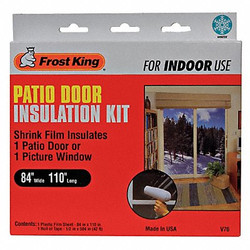 Frost King Patio Door Kit,84 x 110 In V76H