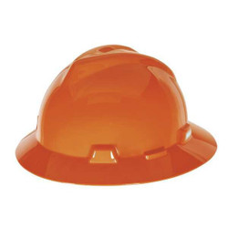 Msa Safety Hard Hat,Type 1, Class E,Pinlock,Orange 496075