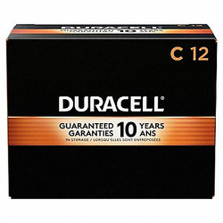 Duracell Battery,Alkaline,C,Premium,PK12 MN1400