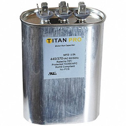 Titan Pro Dual Run Capacitor,40/5 MFD,5 5/32"H TOCFD405