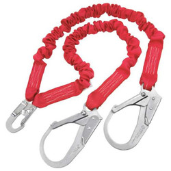 3m Protecta Shock-Absorbing Lanyard,Red 1340161