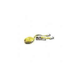 Keeper Tie Down Strap,Wire-Hook,Yellow  04624