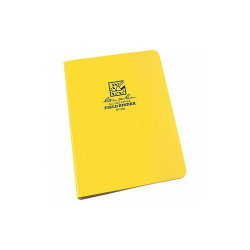 Rite in the Rain 6-Ring Field Binder,1/2",Yellow/Silver 200