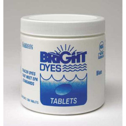 Bright Dyes Dye Tracer Tablet,Blue,PK200 101102
