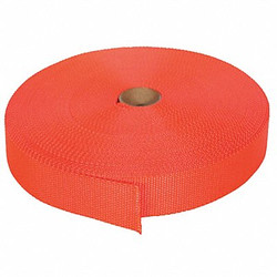 Bulk-Strap Webbing,Nylon,1" W,Orange N01102OR