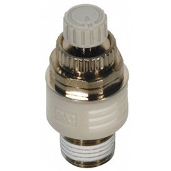 Smc Exhaust Port Flow Control,145 psi,1/2 in ASN2-04