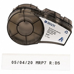 Brady Label Cartridge,Black/White,3/4 In. W M21-750-488