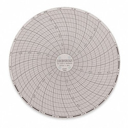 Dickson Circular Paper Chart, 24 hr, 60 pkg C662