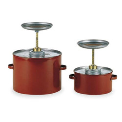 Eagle Mfg Plunger Can,1 qt.,Galvanized Steel,Red P701