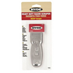 Hyde Glass Scraper,Flexible,1-1/2",Steel 13050