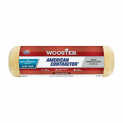 Wooster Paint Roller Cover,9"L,3/8"Nap,Knit R562-9