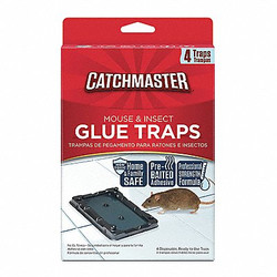 Catchmaster Glue Trap,3 1/2 in H,PK4  104
