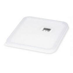 Rubbermaid Commercial Food Storage Container Lid,11.56" L FG652300WHT