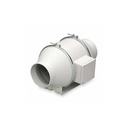 Soler & Palau Plastic 4"dia,3.8"H,3.8"W Inline DuctFan TD-100