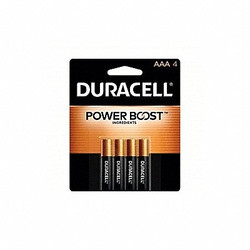 Duracell Battery,Alkaline,AAA,Premium,PK4 MN2400B4Z