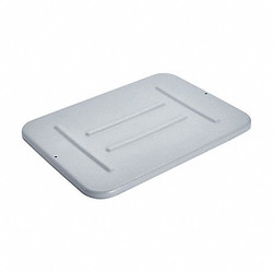 Rubbermaid Commercial Lid,Gray,HDPE,22 in FG364800GRAY