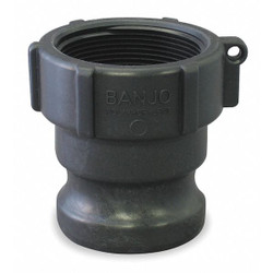 Banjo Cam and Groove Adapter,3/4",Poly 75A1/2