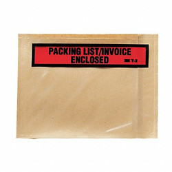 3m Packing List Envelope,Gen Purpose,PK1000  PLE-T2