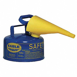Eagle Mfg Type I Safety Can,1 gal.,Blue,8" H,9" OD  UI10FSB