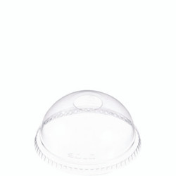 SOLO® Dome-Top Cold Cup Lids, Fits 16 Oz, Clear, 1,000/carton DLR662