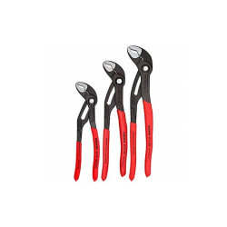 Knipex Water Pump Plier Set,Dipped,3 Pcs 00 20 06 US1