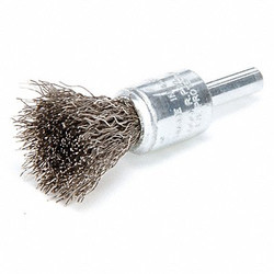 Weiler Crimped Wire End Brush,Stainless Steel 96103
