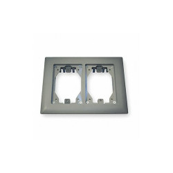 Hubbell Wiring Device-Kellems Floor Box Carpet Flange,2-Gang PFBRFGY2