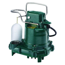 Zoeller SubmersibleSumpPump,9ft,10.125in,115VAC 53-0001