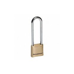 Sesamee Combination Padlock,1 3/4in,Rectgle,Gold K440