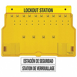 Master Lock Lockout Station,Unfilled,15-1/2 In H 1483B
