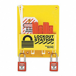 Master Lock Lockout Station,Filled,Elctrical,2 Locks S1720E410